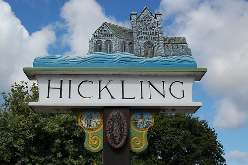 A picture of an Augustinian Priory founded in Hickling in 1185